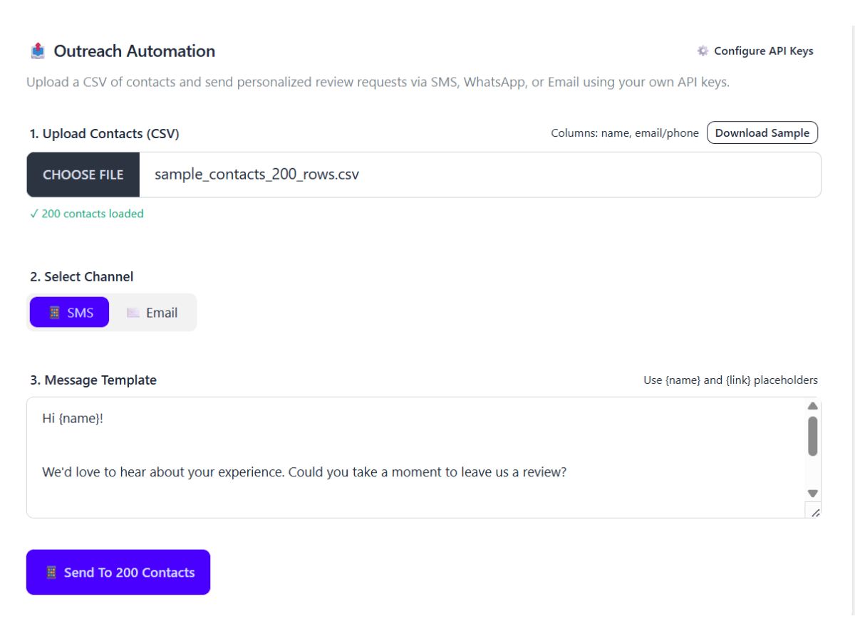 Reach Thousands Instantly